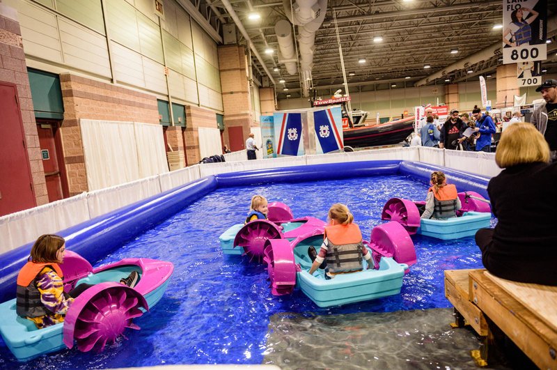 kids boat pool